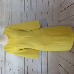 Boden Yellow Saffron Sheath Shift Ottoman Trinity Jasmine Knit 3/4 Sleeve‎ Dress